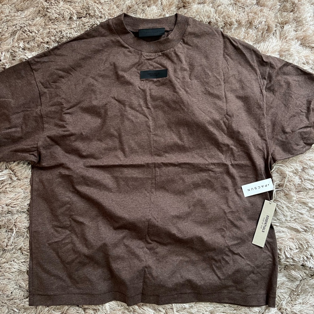 Essentials heather woo tee